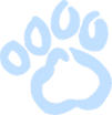 blue dog paw