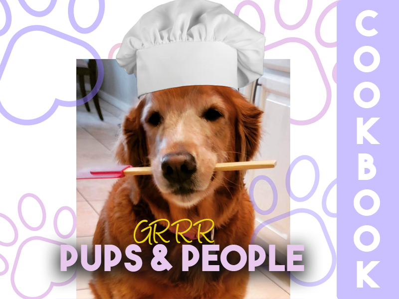 Recipes for dogs and dog lovers. Buy Pups and People Cookbook